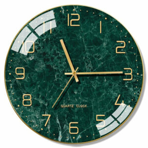 Green Marble Design Wall Clock Design Wall Clocks Wall Clock Manufacturers