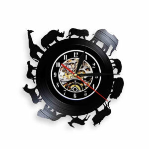 Vinyl Animal Clock Skull Clocks Wall Clock Manufacturers
