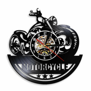 Vinyl Motorcycle Clock Skull Clocks Wall Clock Manufacturers