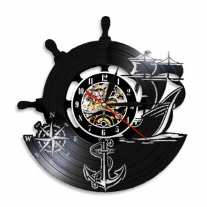 Vinyl Boat Clock Skull Clocks Wall Clock Manufacturers