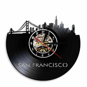 Vinyl Clock San Francisco Skull Clocks Wall Clock Manufacturers