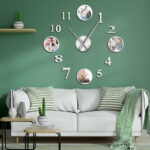 Wall Clock with Chrome Frame Photo Effect Original Wall Clocks Wall Clock Manufacturers