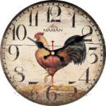 Vintage Royal Rooster Clock Vintage Wall Clocks Wall Clock Manufacturers B / 15 cm B