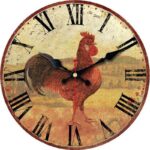 Vintage Royal Rooster Clock Vintage Wall Clocks Wall Clock Manufacturers E / 15 cm E