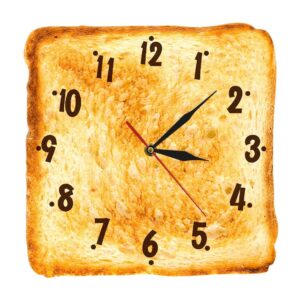 Original Toasted Wall Clock for the Kitchen Kitchen Wall Clocks Wall Clock Manufacturers