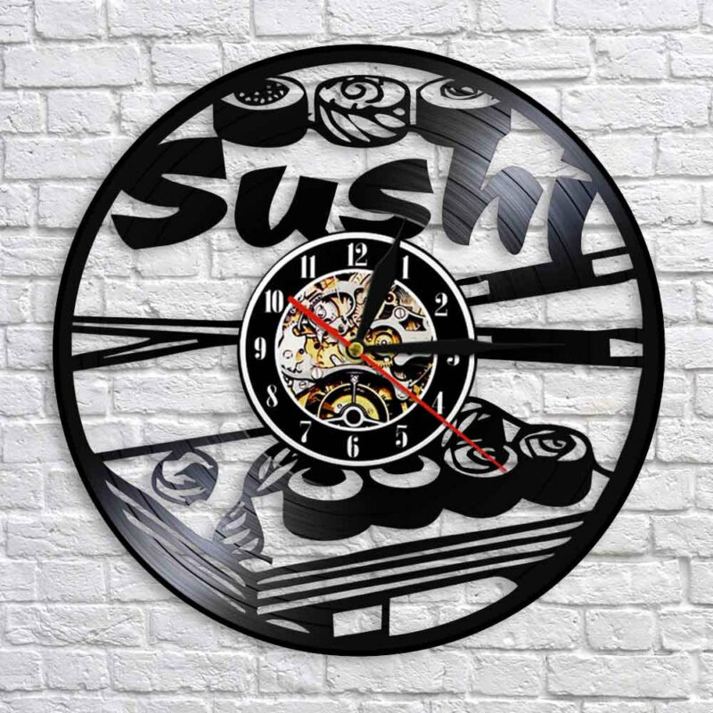 Vinyl Sushi Clock Skull Clocks Wall Clock Manufacturers