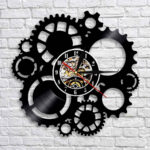 Industrial Design Vinyl Wall Clock Skull Clocks Wall Clock Manufacturers