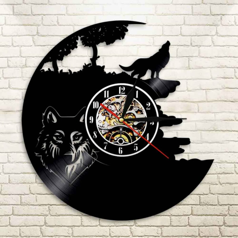 Vinyl Wolf LED Clock Led Clocks Wall Clock Manufacturers