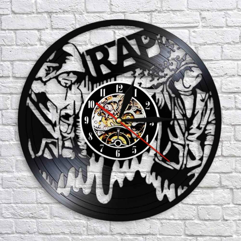 Vinyl Rap Clock Skull Clocks Wall Clock Manufacturers