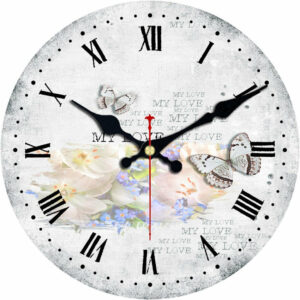 Vintage White Wood Clock Wooden Wall Clocks Wall Clock Manufacturers