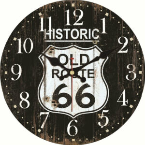 Vintage Route 66 Clock Vintage Wall Clocks Wall Clock Manufacturers