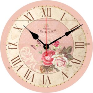 Vintage Clock Pink Background Vintage Wall Clocks Wall Clock Manufacturers