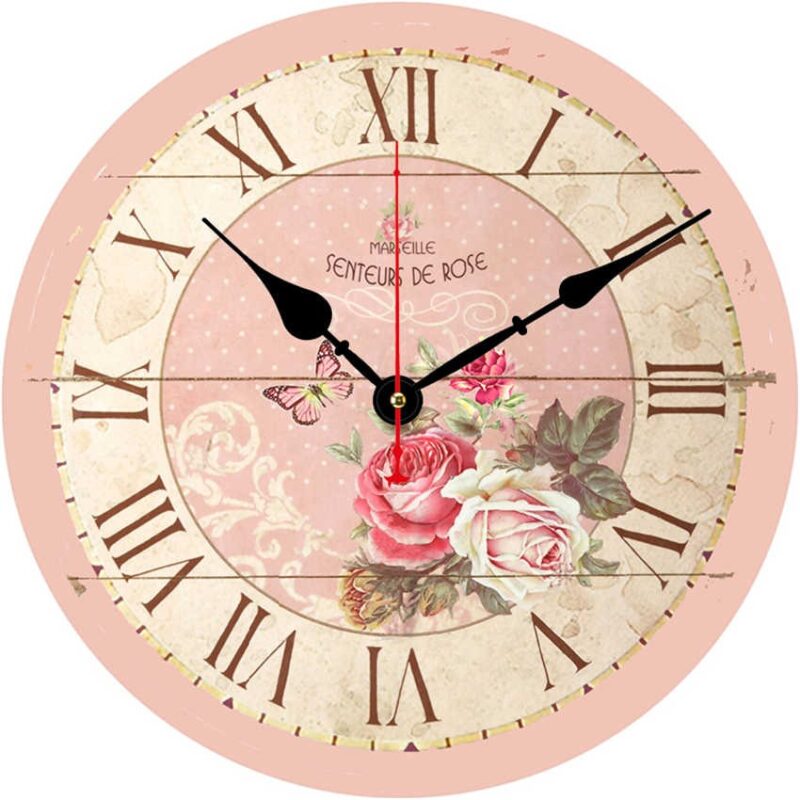 Vintage Clock Pink Background Vintage Wall Clocks Wall Clock Manufacturers