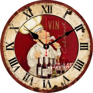 Vintage Red Wine Wall Clock Vintage Wall Clocks Wall Clock Manufacturers
