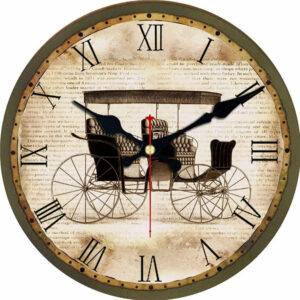 Vintage Horse-Drawn Carriage Clock Vintage Wall Clocks Wall Clock Manufacturers