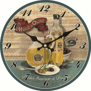 Vintage Wall Clock Olive Oil Kitchen Kitchen Wall Clocks Wall Clock Manufacturers