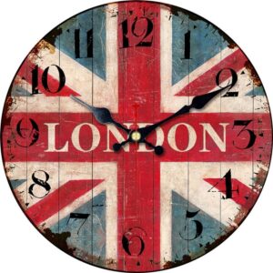 Vintage London Flag Clock Vintage Wall Clocks Wall Clock Manufacturers