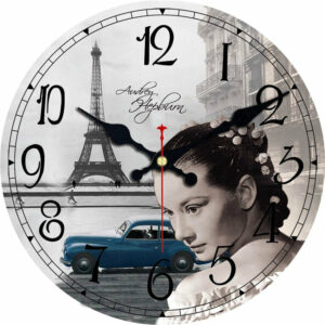 Vintage Audrey Hepburn Clock Vintage Wall Clocks Wall Clock Manufacturers