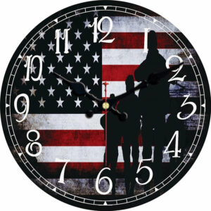 Vintage USA Flag Clock Vintage Wall Clocks Wall Clock Manufacturers