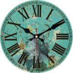 Vintage Turquoise Blue Clock Vintage Wall Clocks Wall Clock Manufacturers