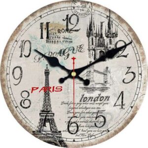 Vintage Clock European Capitals Vintage Wall Clocks Wall Clock Manufacturers 15 cm