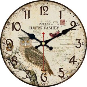 Vintage Owl Wood Clock Wooden Wall Clocks Wall Clock Manufacturers