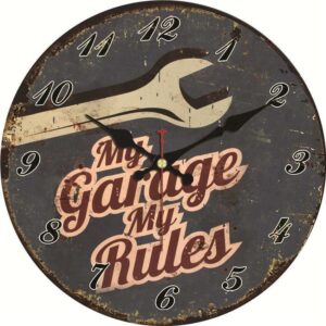 Vintage Retro Garage Clock Vintage Wall Clocks Wall Clock Manufacturers 15 cm