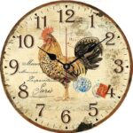 Vintage French Rooster Clock Vintage Wall Clocks Wall Clock Manufacturers C / 15 cm C