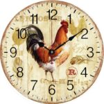 Vintage French Rooster Clock Vintage Wall Clocks Wall Clock Manufacturers B / 15 cm B