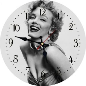 Vintage Marilyn Monroe Clock Vintage Wall Clocks Wall Clock Manufacturers 15 cm