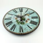 Vintage Turquoise Clock Vintage Wall Clocks Wall Clock Manufacturers
