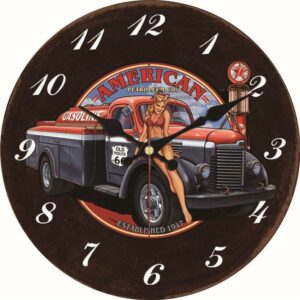 Vintage American Pin-up Clock Vintage Wall Clocks Wall Clock Manufacturers