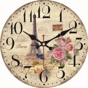 Vintage Eiffel Tower Clock Vintage Wall Clocks Wall Clock Manufacturers 30 cm