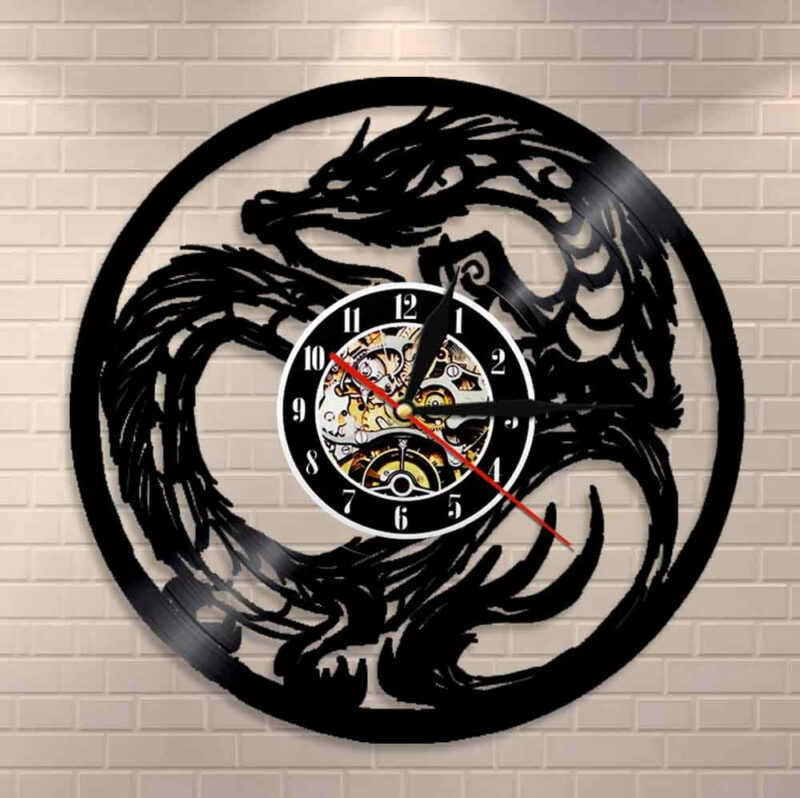 Vinyl Dragon LED Clock Led Clocks Wall Clock Manufacturers